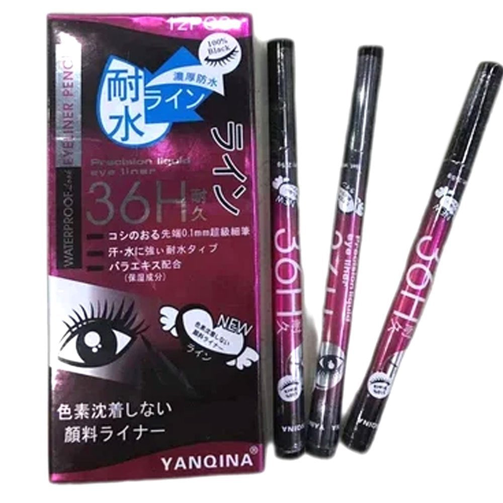 36H WaterProof Eye liner pencil pack of 12 Blush Cosmetics