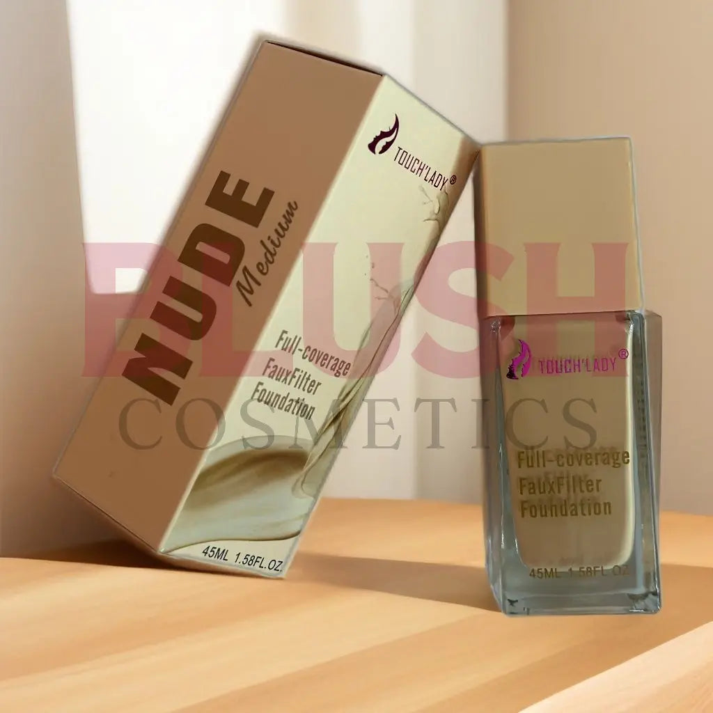 Full-Coverage faux Filter Foundation By NUDE Blush Cosmetics