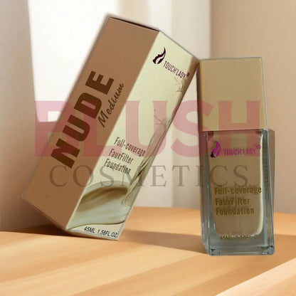 Full-Coverage faux Filter Foundation By NUDE Blush Cosmetics