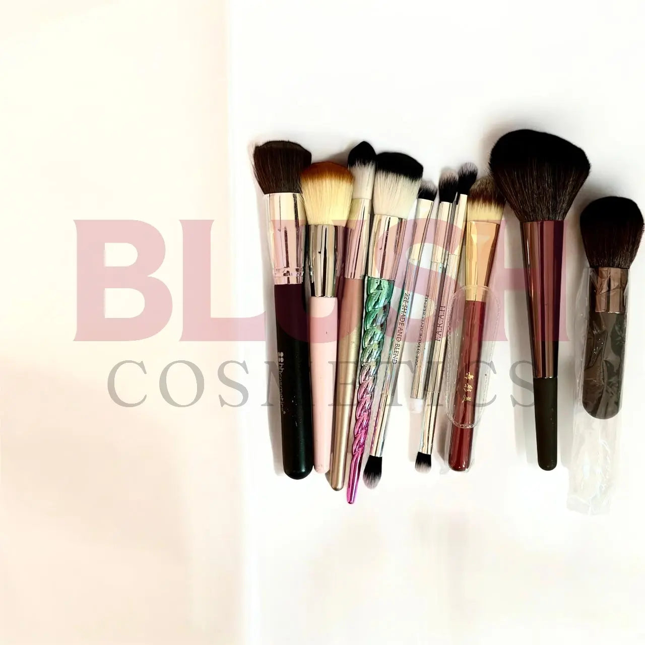 Pack Of 10 Make Up Brushes Professional Make Up Brushes (premium Quality) Random Blush Cosmetics